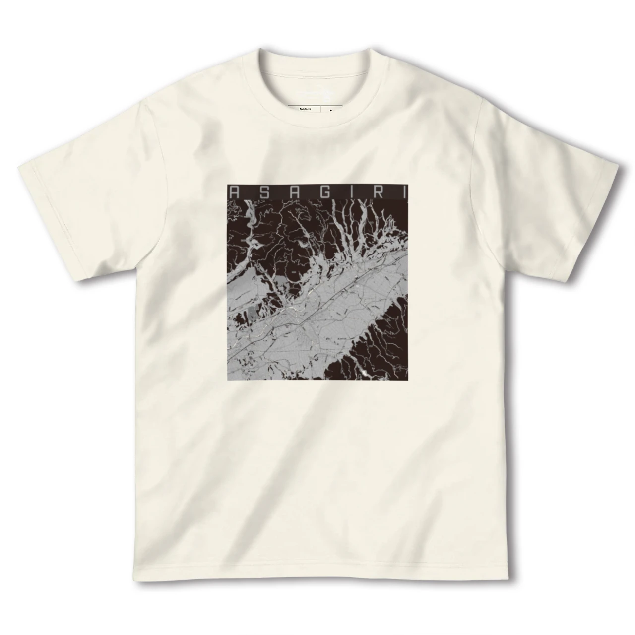 【あさぎり(熊本県)】地図柄ヘビーウェイトTシャツ