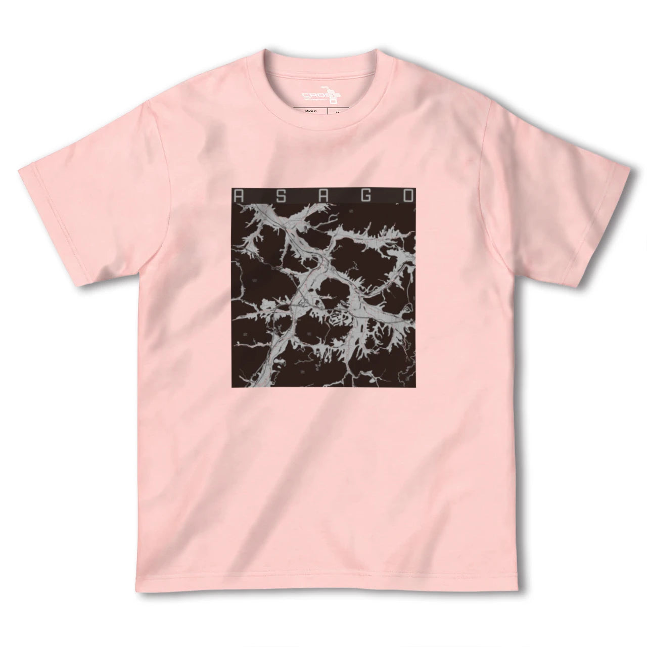 【朝来(兵庫県)】地図柄ヘビーウェイトTシャツ