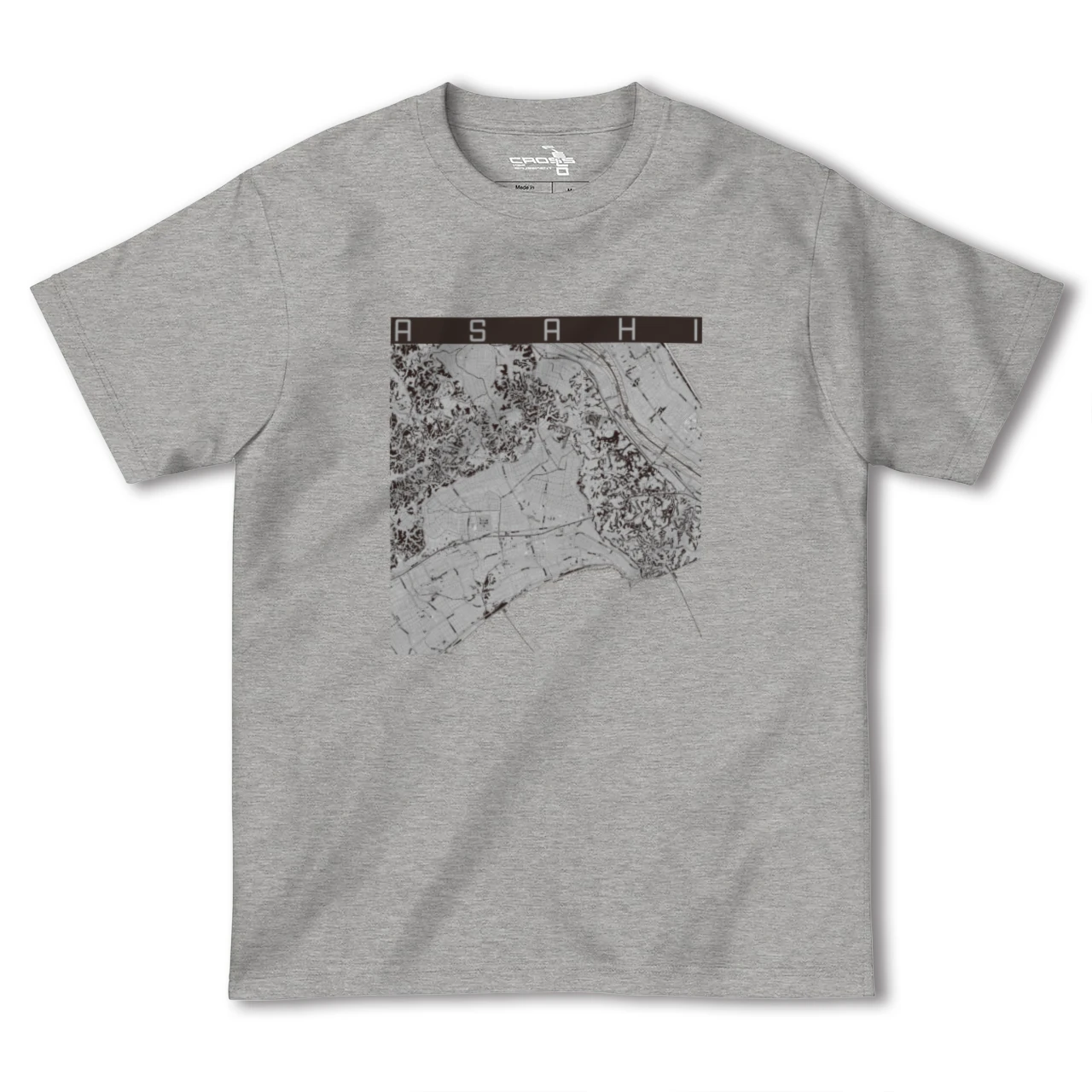 【旭(千葉県)】地図柄ヘビーウェイトTシャツ