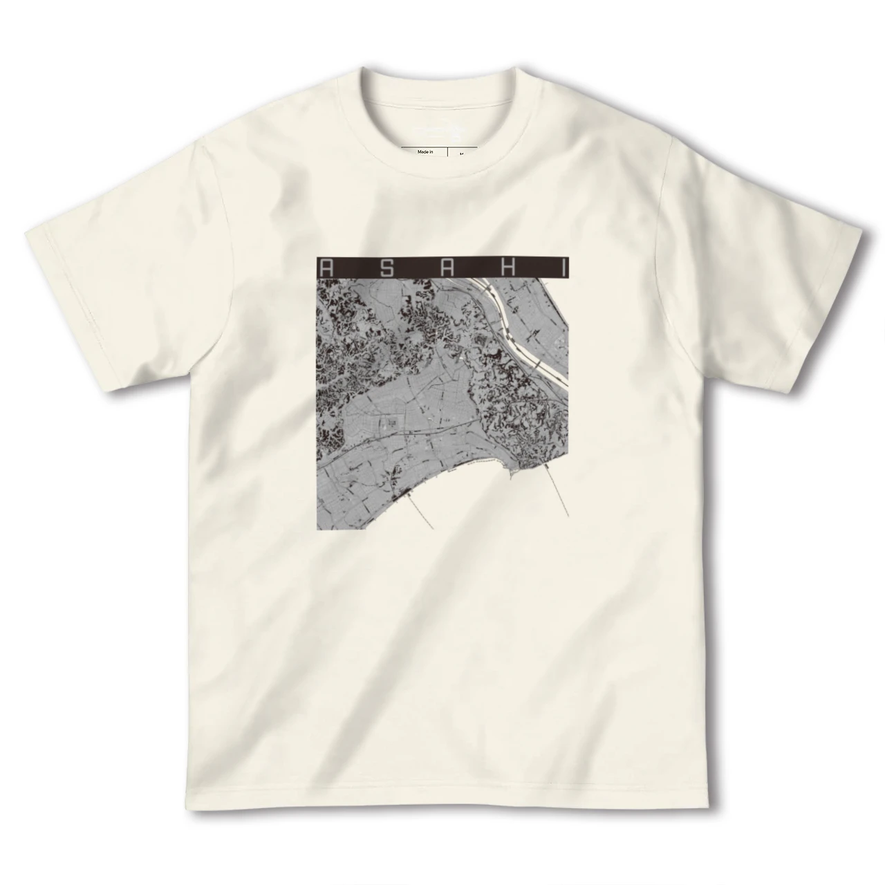 【旭(千葉県)】地図柄ヘビーウェイトTシャツ