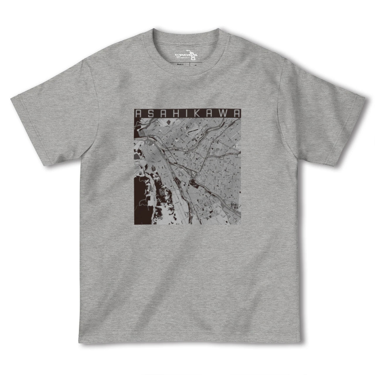 【旭川(北海道)】地図柄ヘビーウェイトTシャツ