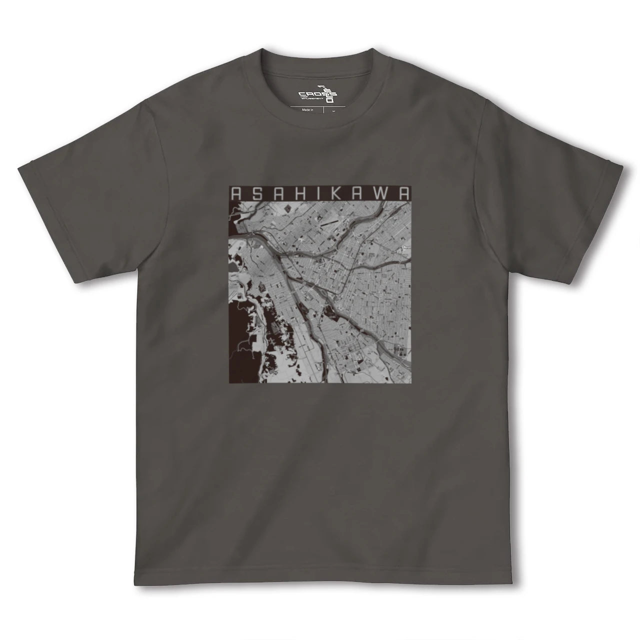 【旭川(北海道)】地図柄ヘビーウェイトTシャツ