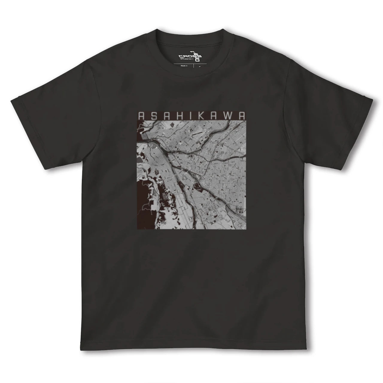 【旭川(北海道)】地図柄ヘビーウェイトTシャツ