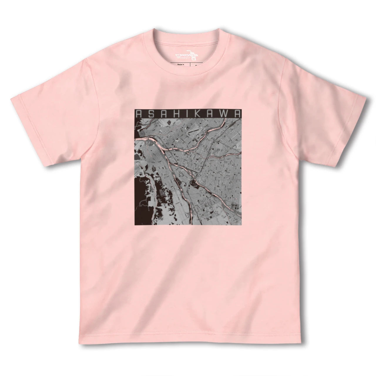 【旭川(北海道)】地図柄ヘビーウェイトTシャツ