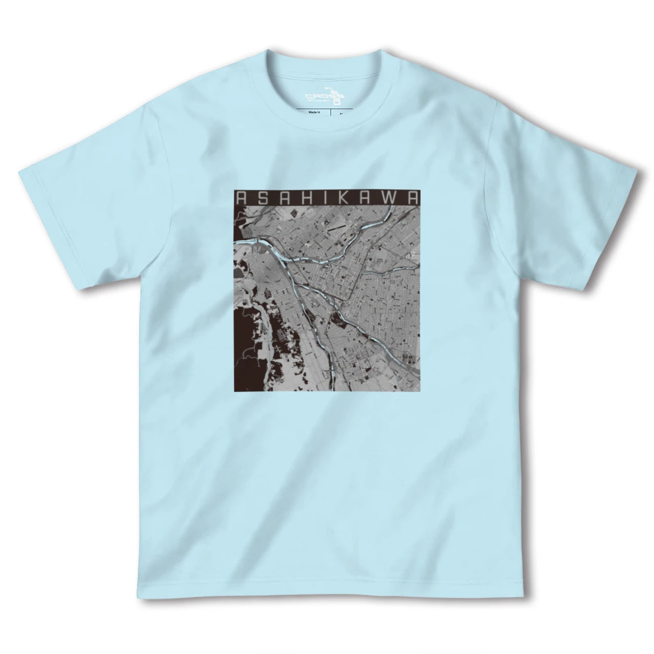 【旭川(北海道)】地図柄ヘビーウェイトTシャツ