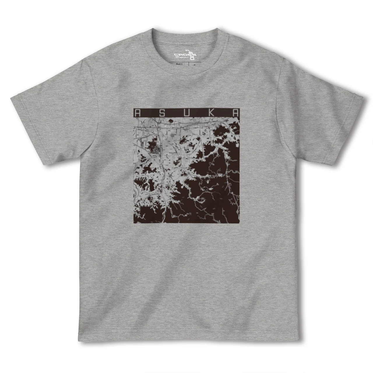 【明日香(奈良県)】地図柄ヘビーウェイトTシャツ