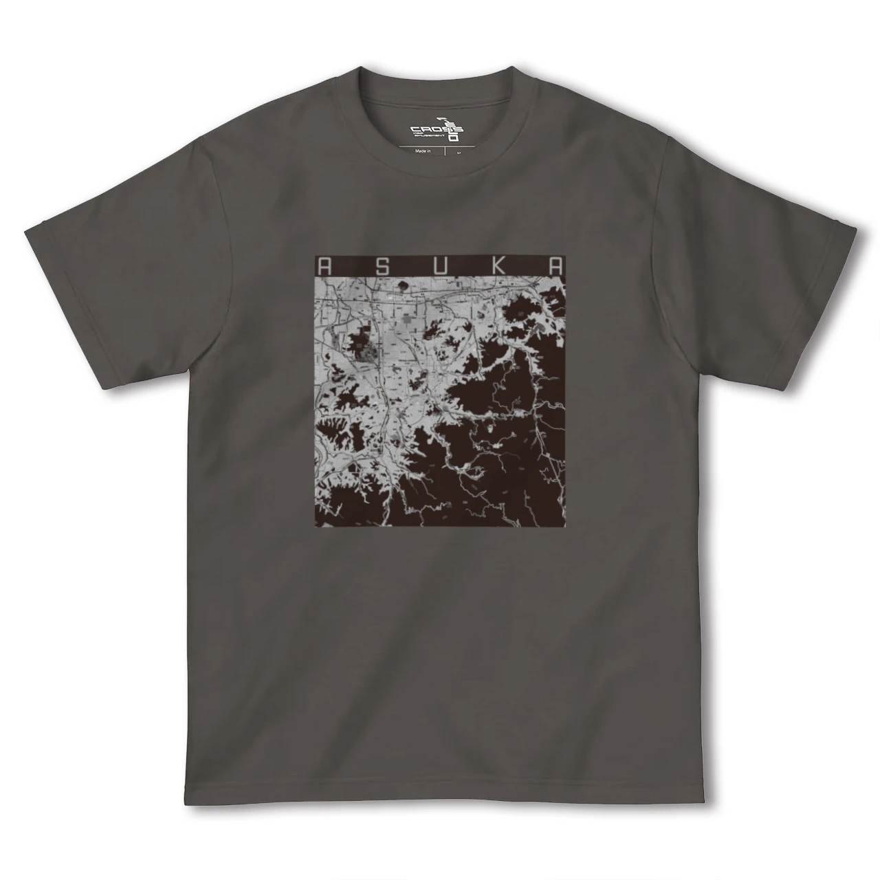 【明日香(奈良県)】地図柄ヘビーウェイトTシャツ