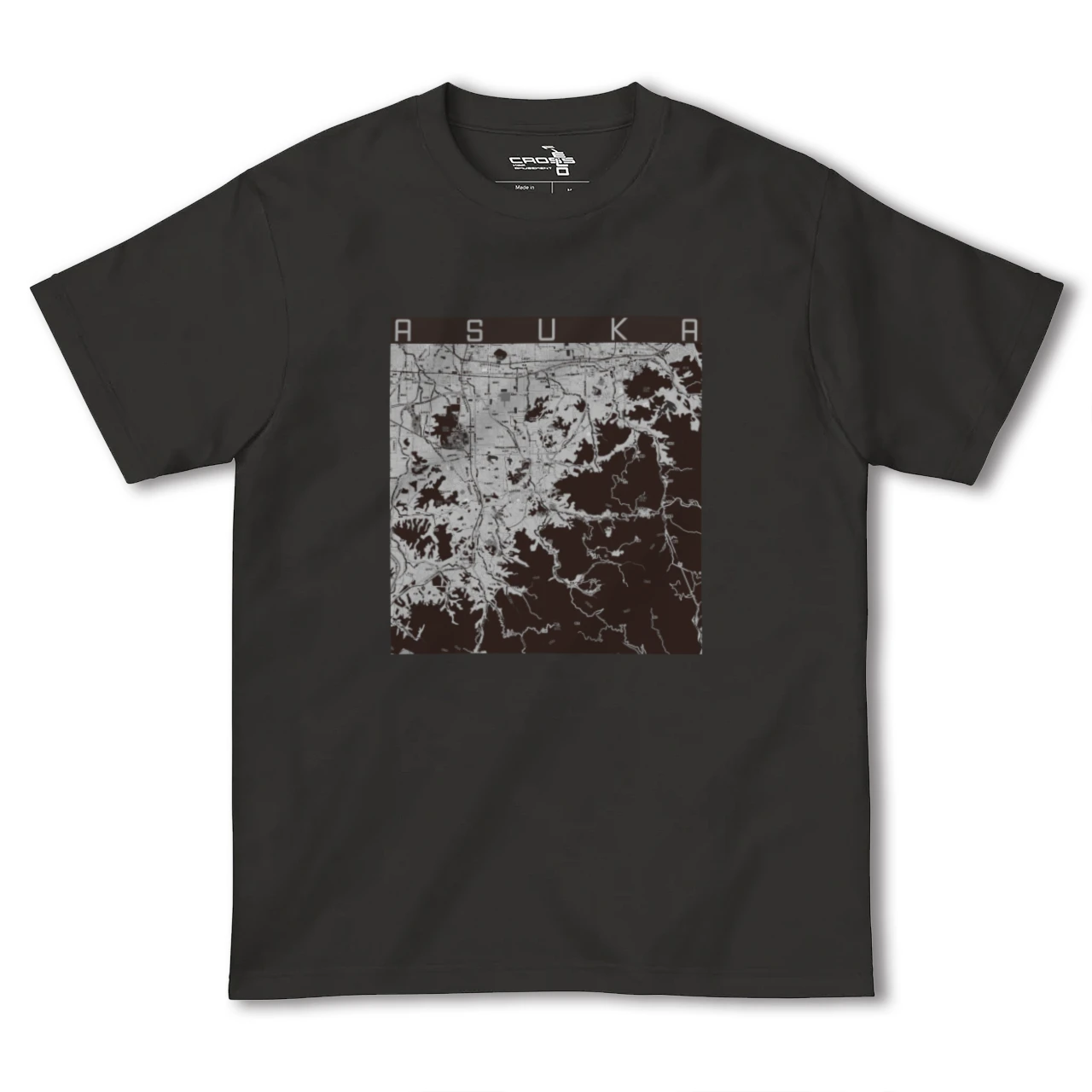 【明日香(奈良県)】地図柄ヘビーウェイトTシャツ