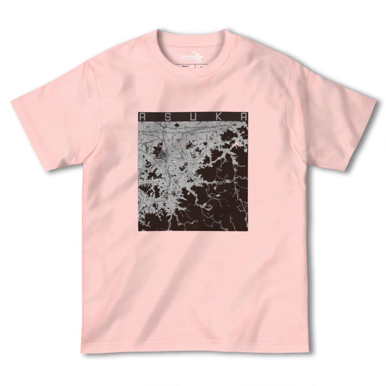 【明日香(奈良県)】地図柄ヘビーウェイトTシャツ