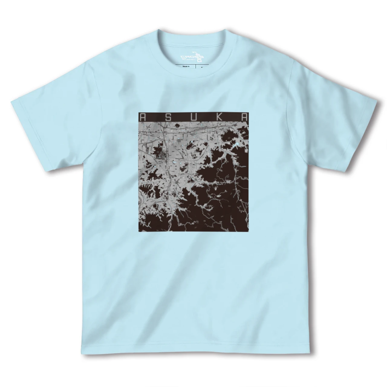 【明日香(奈良県)】地図柄ヘビーウェイトTシャツ