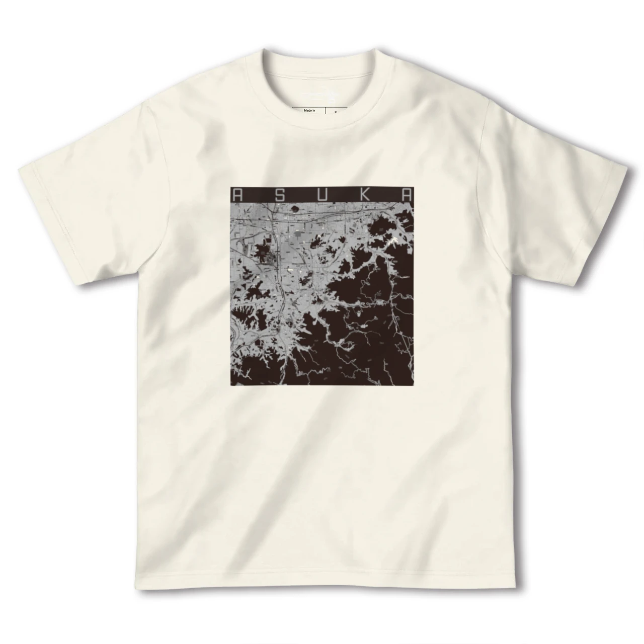 【明日香(奈良県)】地図柄ヘビーウェイトTシャツ
