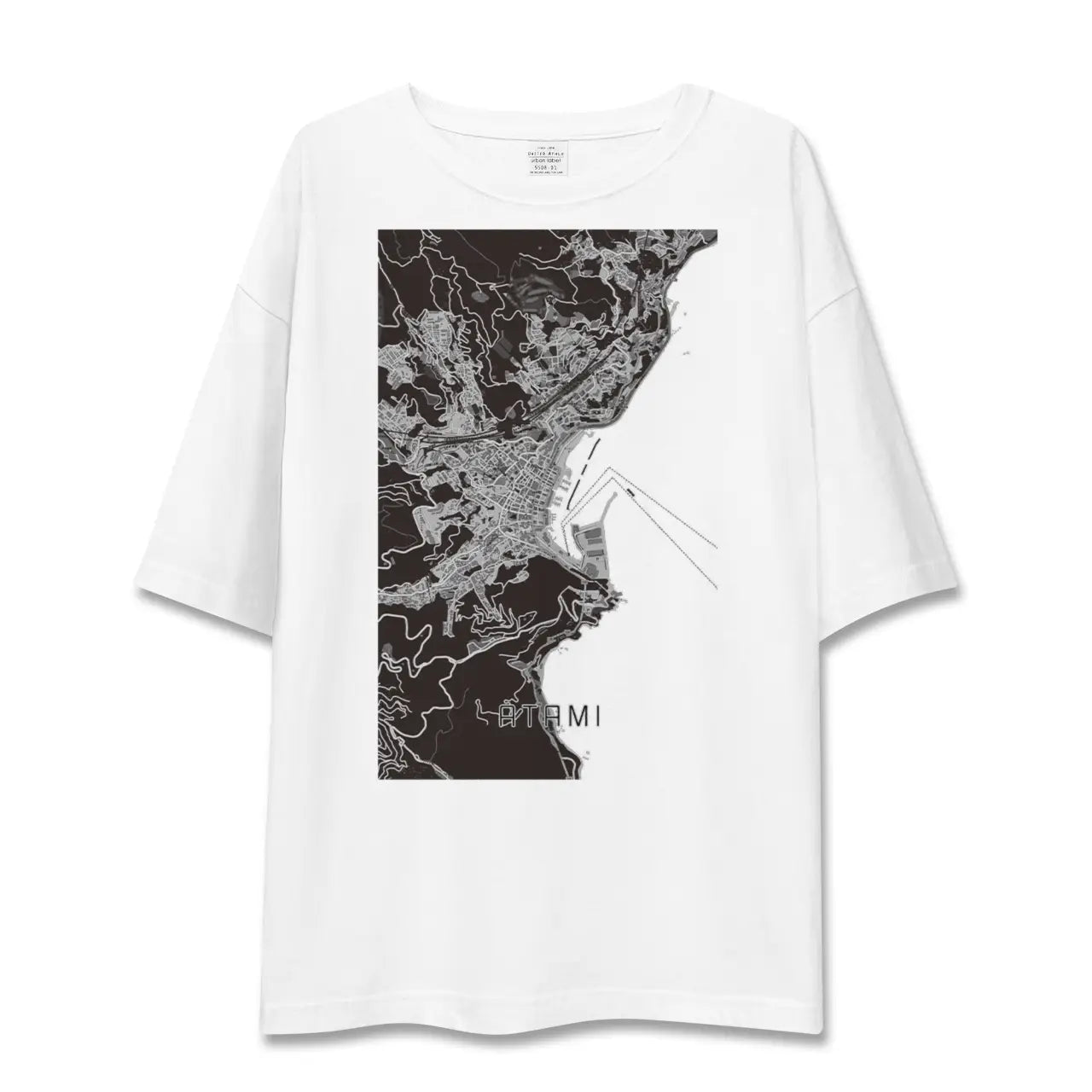 【熱海(静岡県)】地図柄ビッグシルエットTシャツ