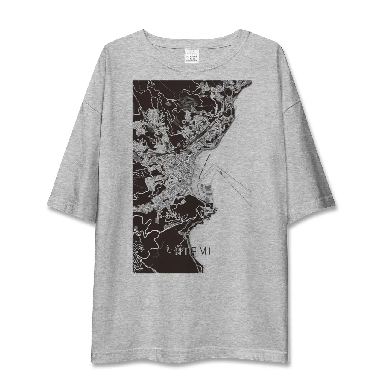 【熱海(静岡県)】地図柄ビッグシルエットTシャツ