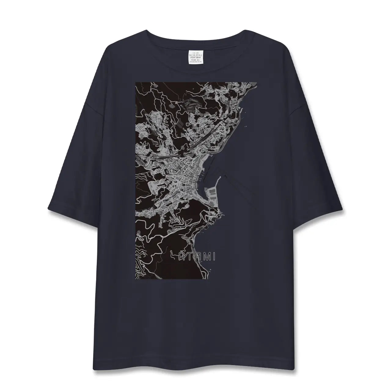 【熱海(静岡県)】地図柄ビッグシルエットTシャツ