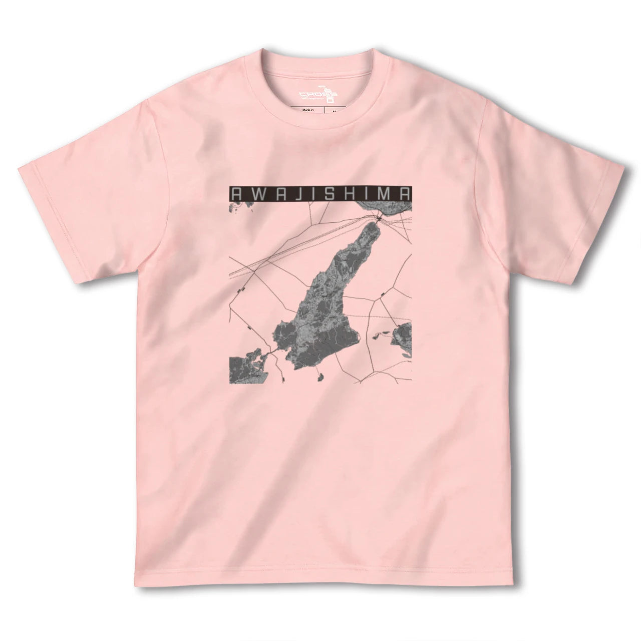 【淡路島2(兵庫県)】地図柄ヘビーウェイトTシャツ