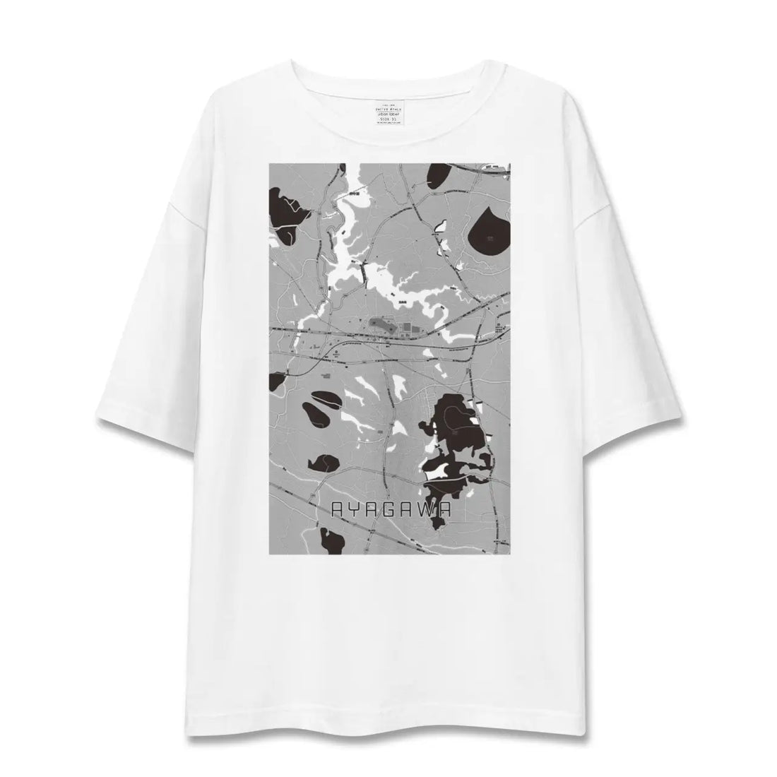【綾川(香川県)】地図柄ビッグシルエットTシャツ