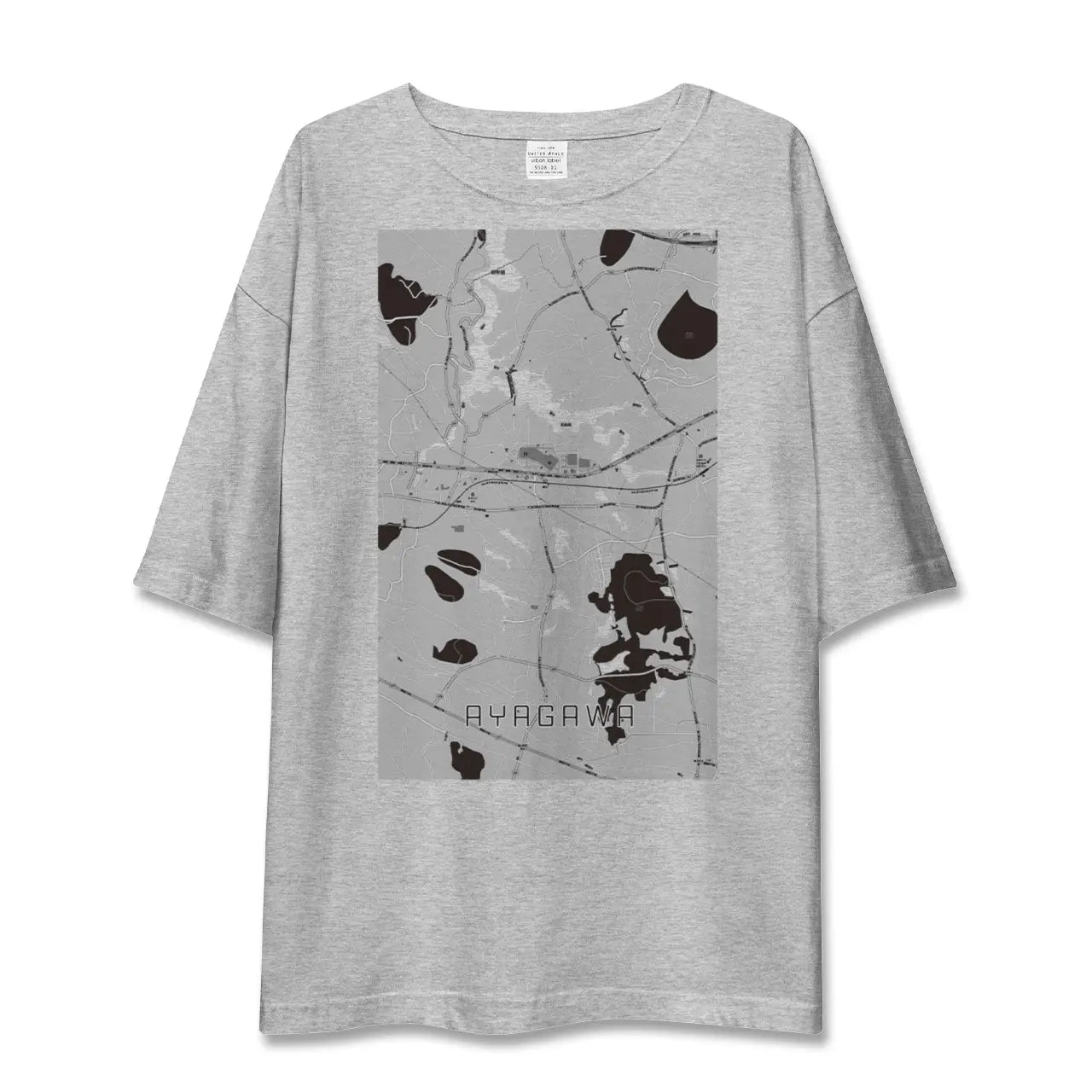 【綾川(香川県)】地図柄ビッグシルエットTシャツ