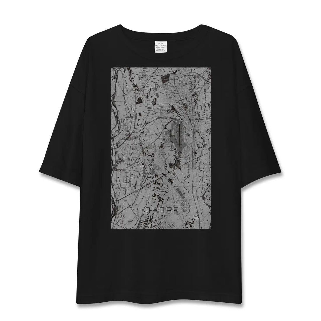 【綾瀬(神奈川県)】地図柄ビッグシルエットTシャツ