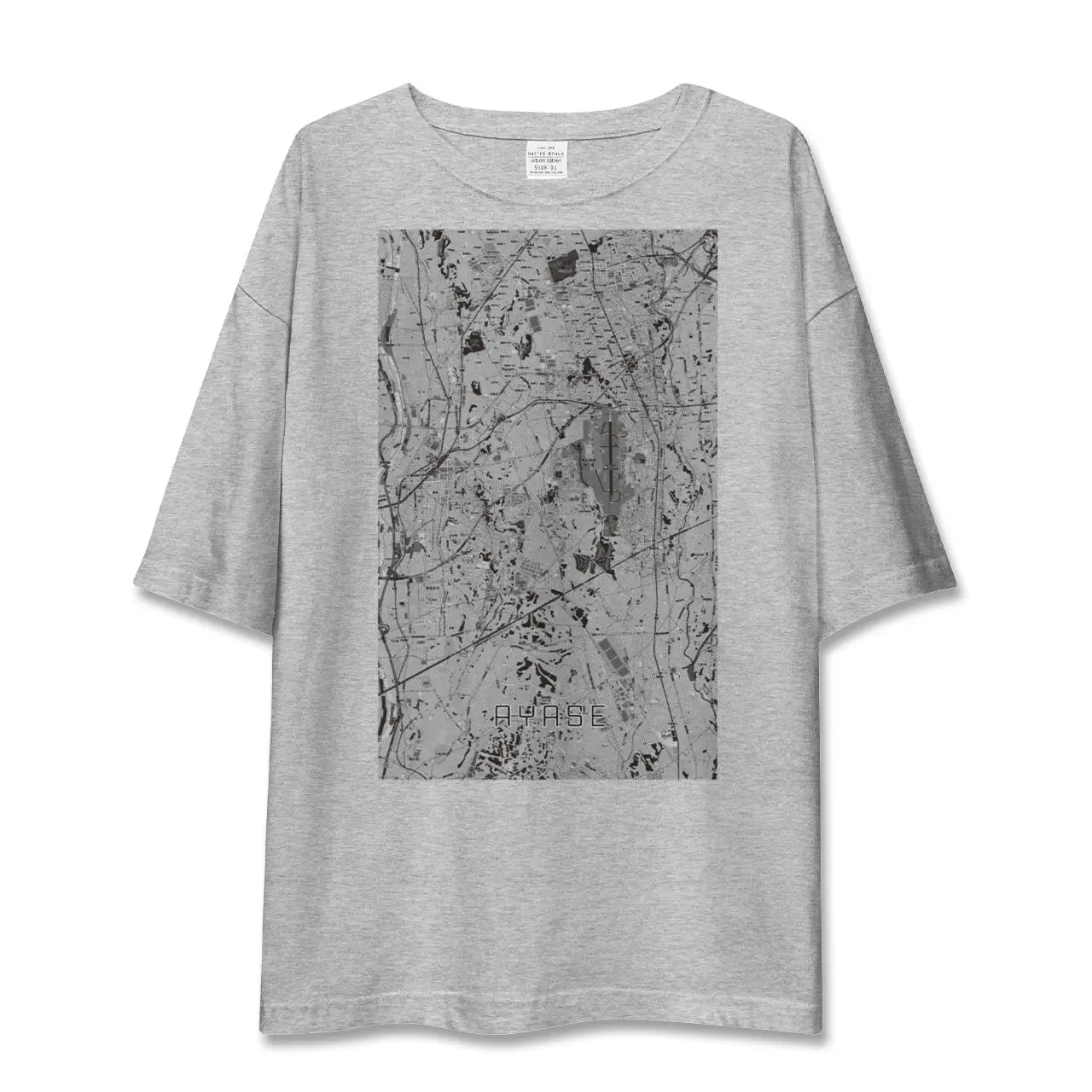 【綾瀬(神奈川県)】地図柄ビッグシルエットTシャツ