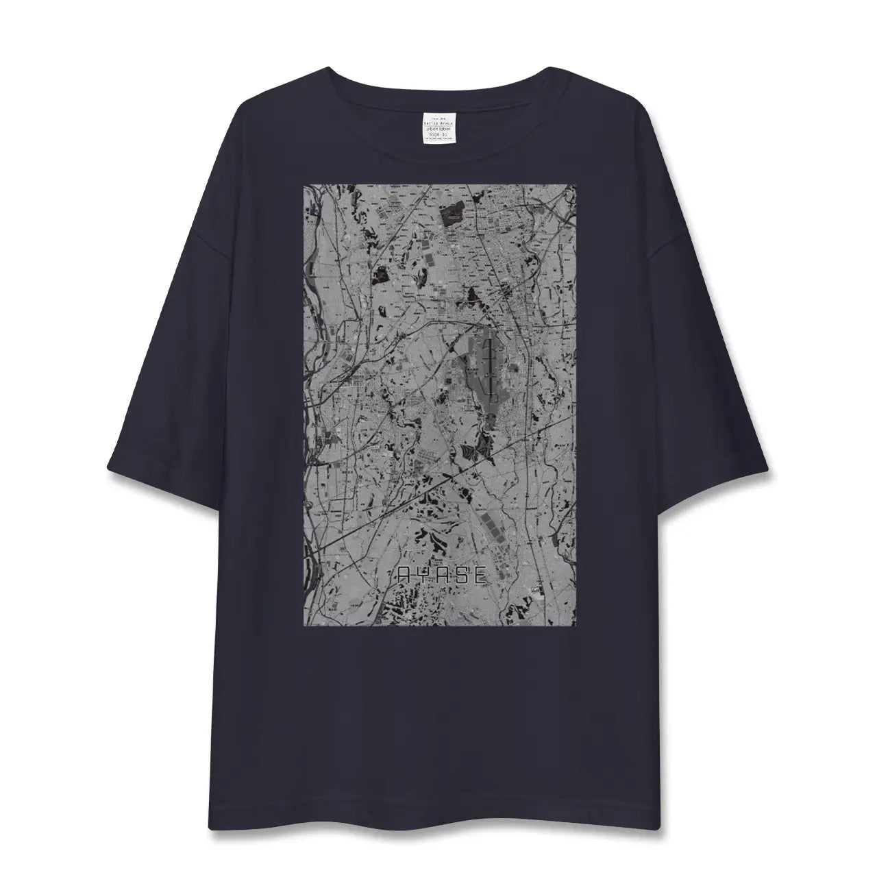 【綾瀬(神奈川県)】地図柄ビッグシルエットTシャツ