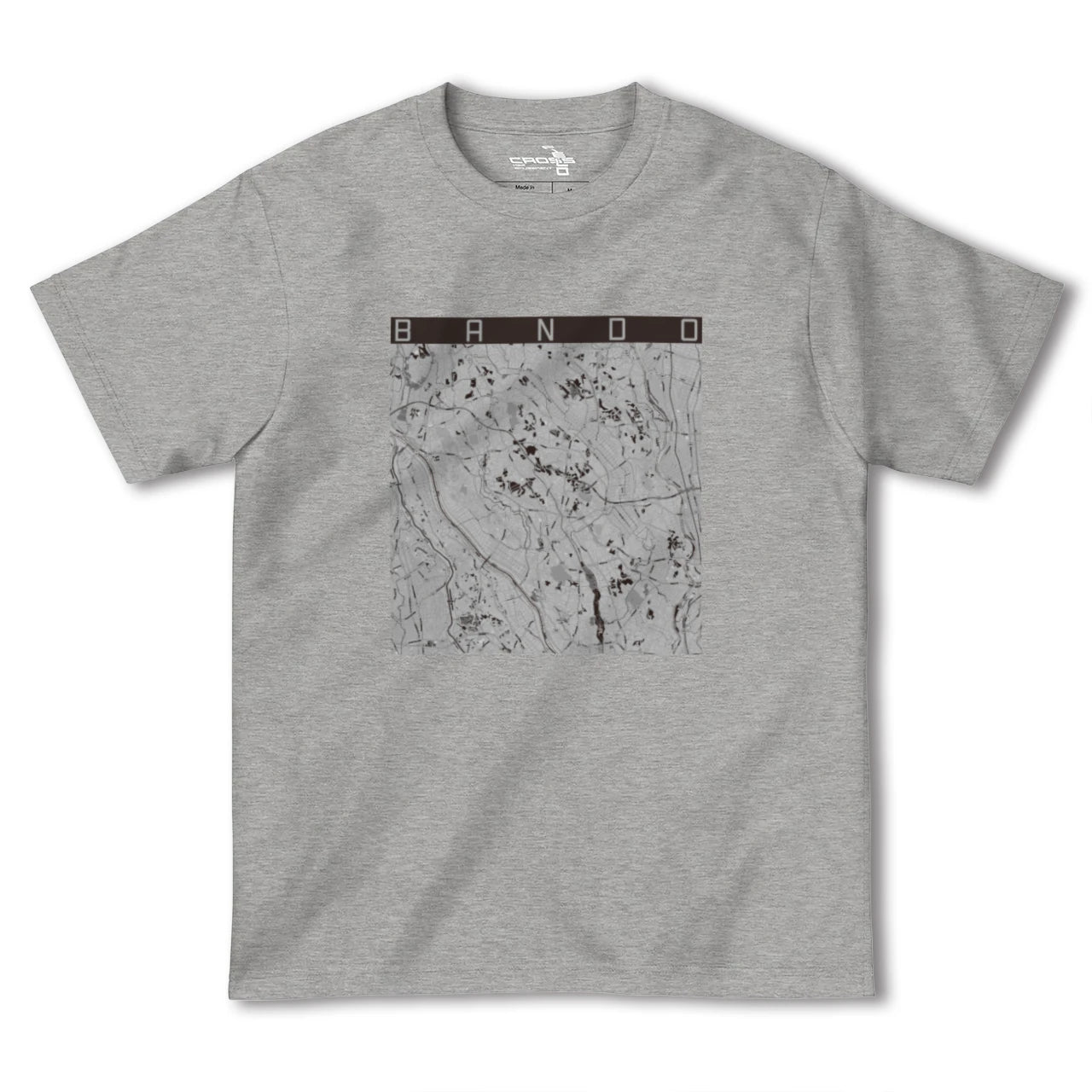 【坂東(茨城県)】地図柄ヘビーウェイトTシャツ