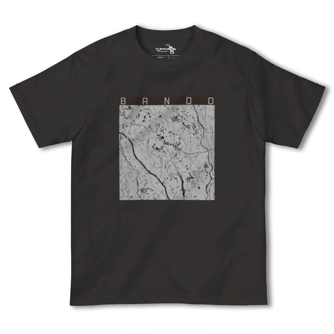【坂東(茨城県)】地図柄ヘビーウェイトTシャツ