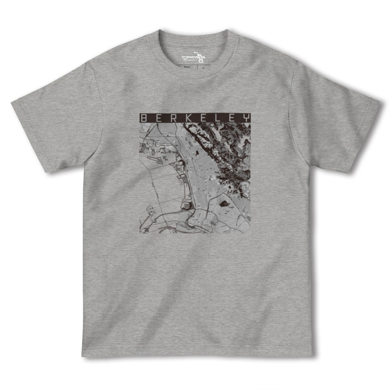 【バークレー(アメリカ)】地図柄ヘビーウェイトTシャツ