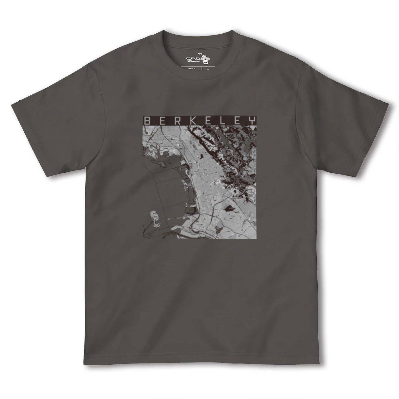 【バークレー(アメリカ)】地図柄ヘビーウェイトTシャツ
