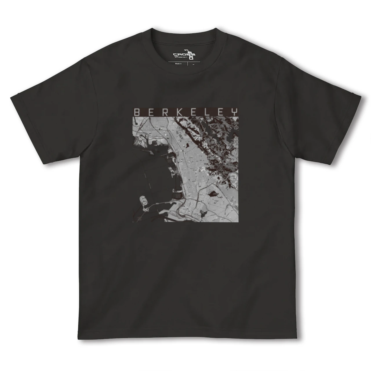【バークレー(アメリカ)】地図柄ヘビーウェイトTシャツ