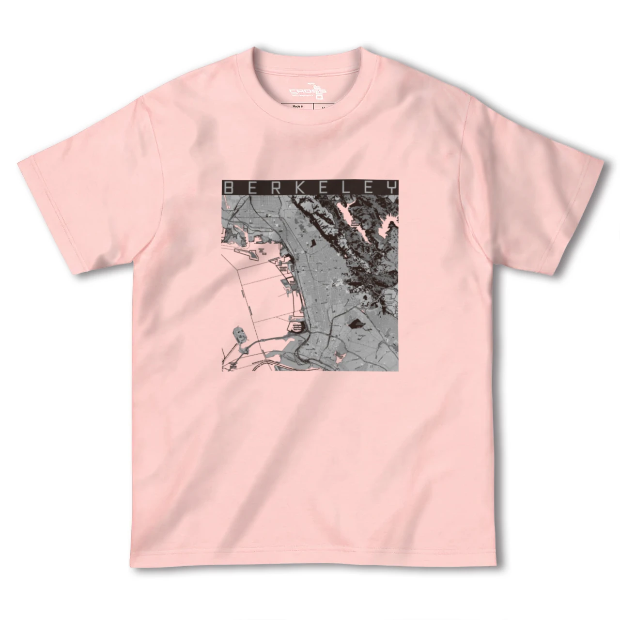 【バークレー(アメリカ)】地図柄ヘビーウェイトTシャツ