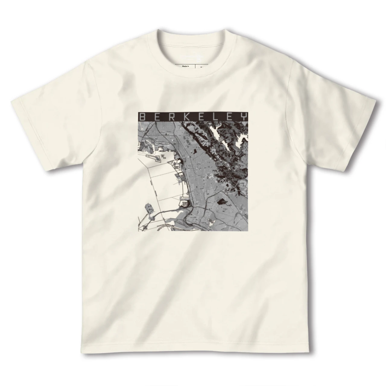 【バークレー(アメリカ)】地図柄ヘビーウェイトTシャツ