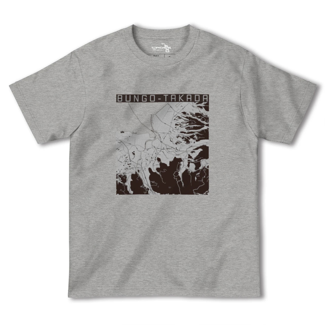【豊後高田(大分県)】地図柄ヘビーウェイトTシャツ