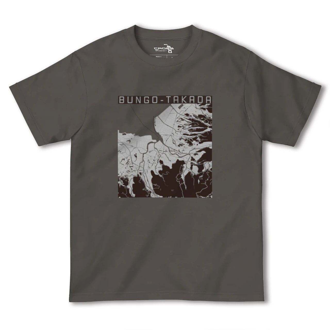 【豊後高田(大分県)】地図柄ヘビーウェイトTシャツ