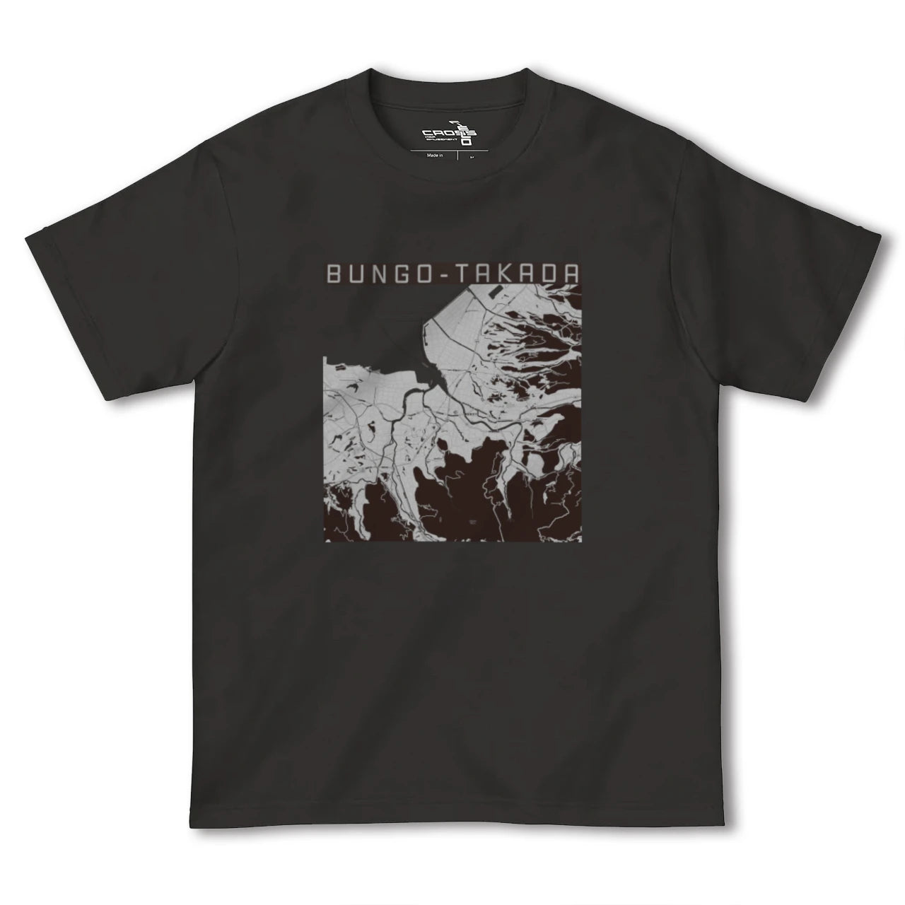 【豊後高田(大分県)】地図柄ヘビーウェイトTシャツ