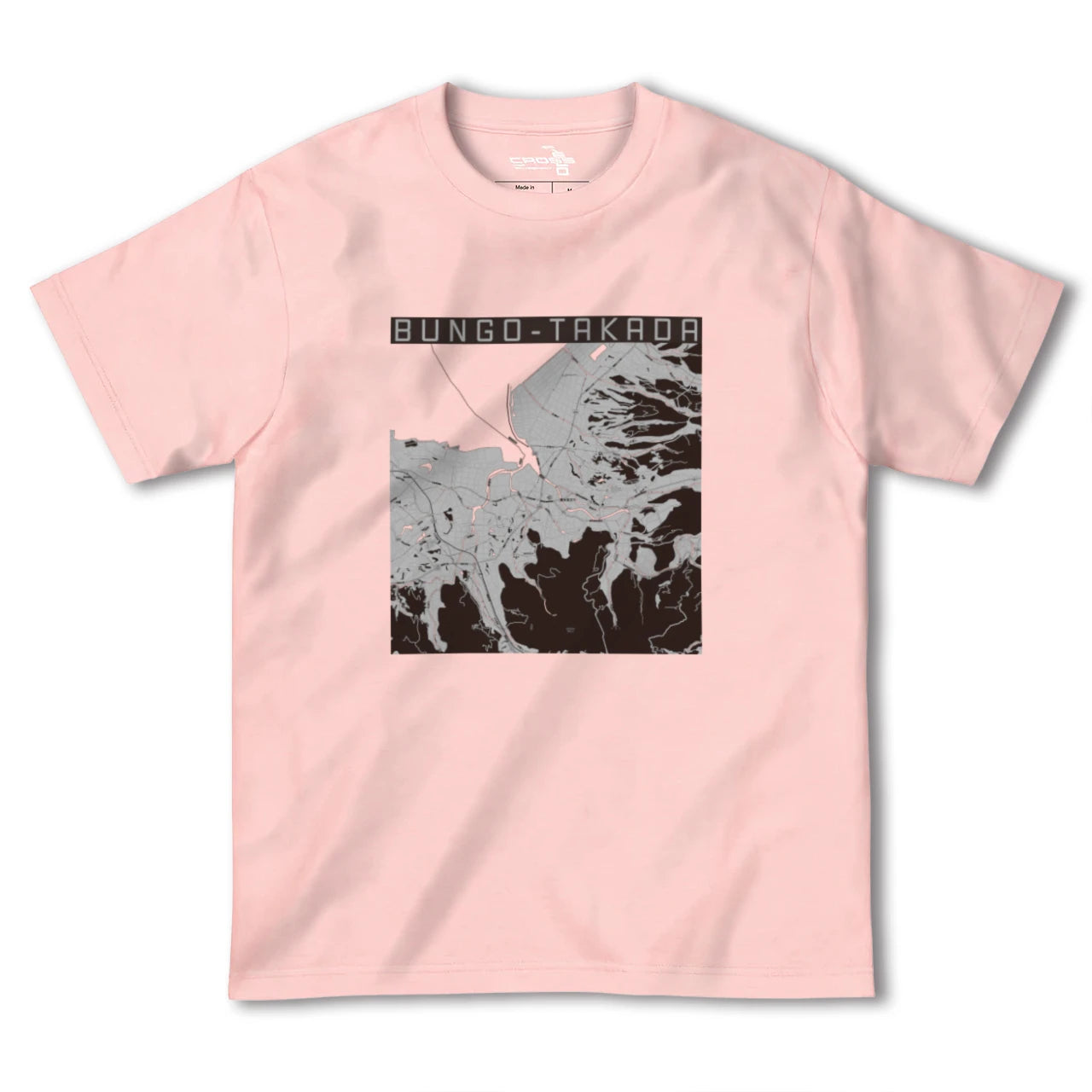 【豊後高田(大分県)】地図柄ヘビーウェイトTシャツ