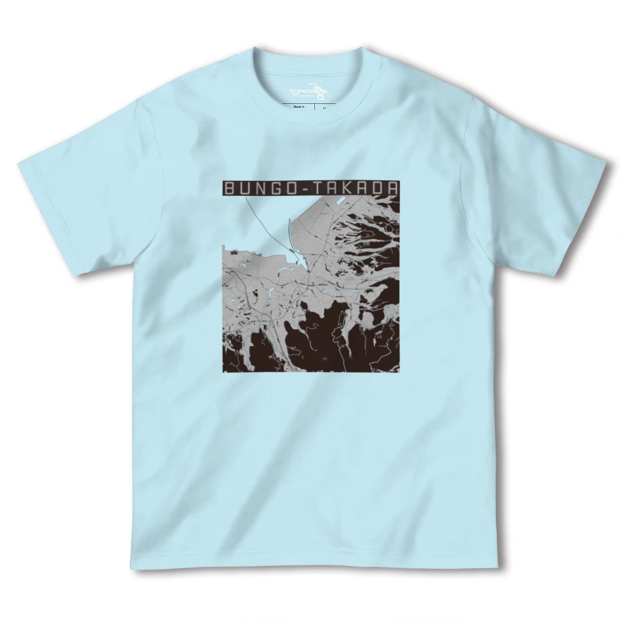 【豊後高田(大分県)】地図柄ヘビーウェイトTシャツ