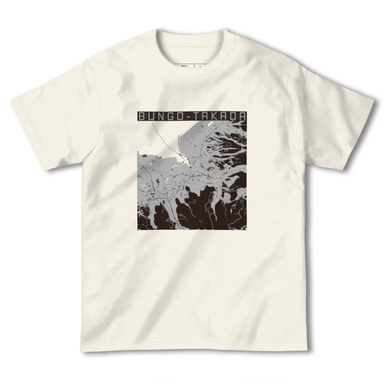 【豊後高田(大分県)】地図柄ヘビーウェイトTシャツ