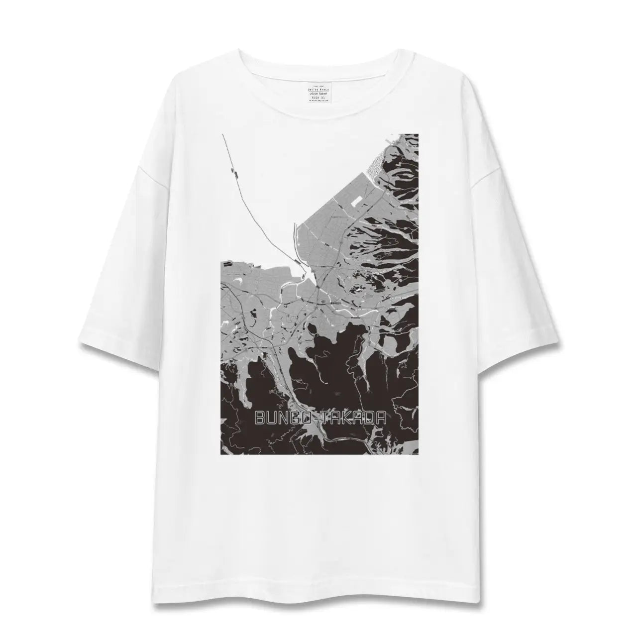 【豊後高田(大分県)】地図柄ビッグシルエットTシャツ