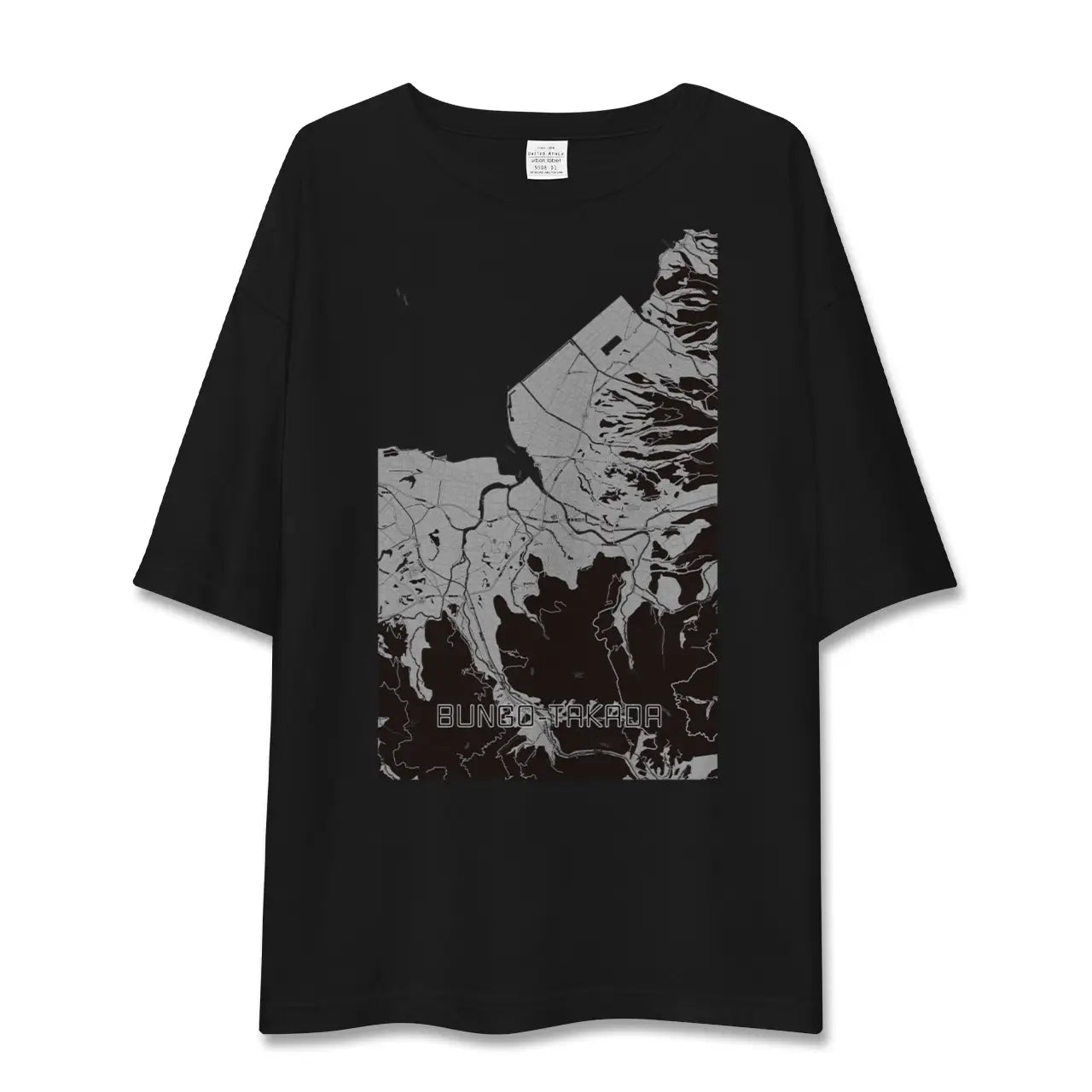 【豊後高田(大分県)】地図柄ビッグシルエットTシャツ