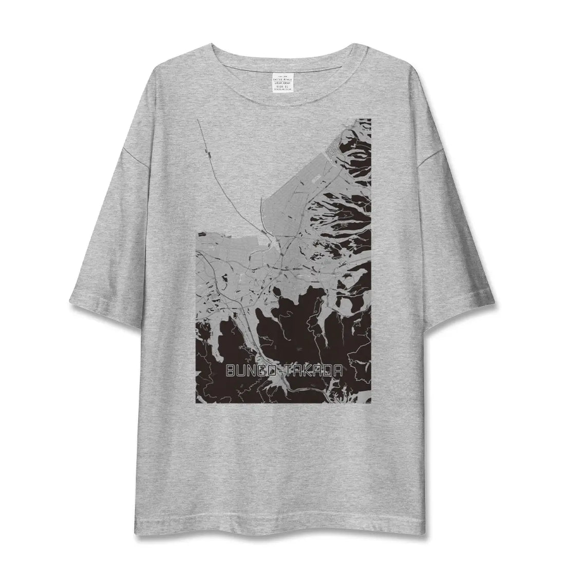 【豊後高田(大分県)】地図柄ビッグシルエットTシャツ