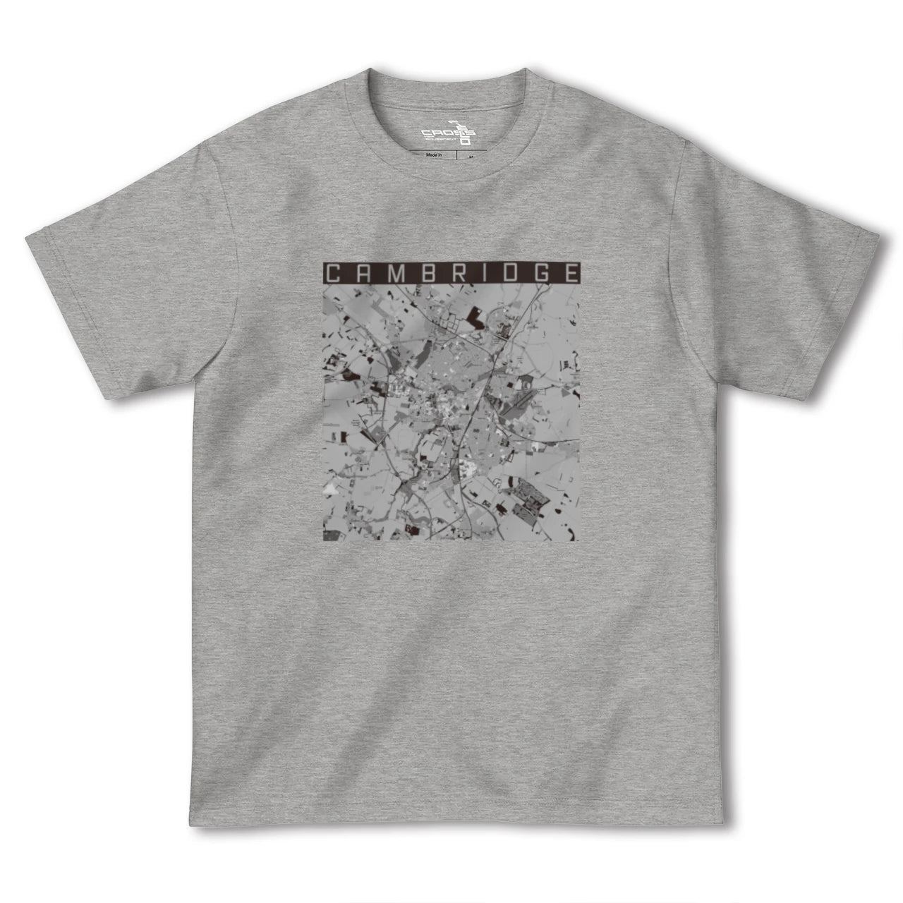 【ケンブリッジ(イギリス)】地図柄ヘビーウェイトTシャツ