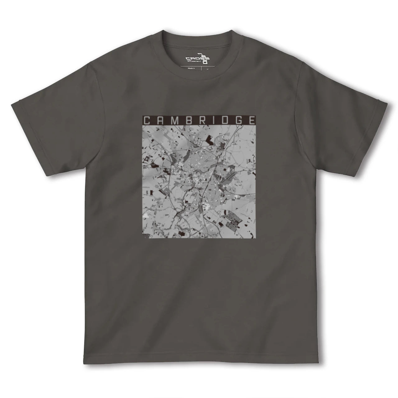 【ケンブリッジ(イギリス)】地図柄ヘビーウェイトTシャツ