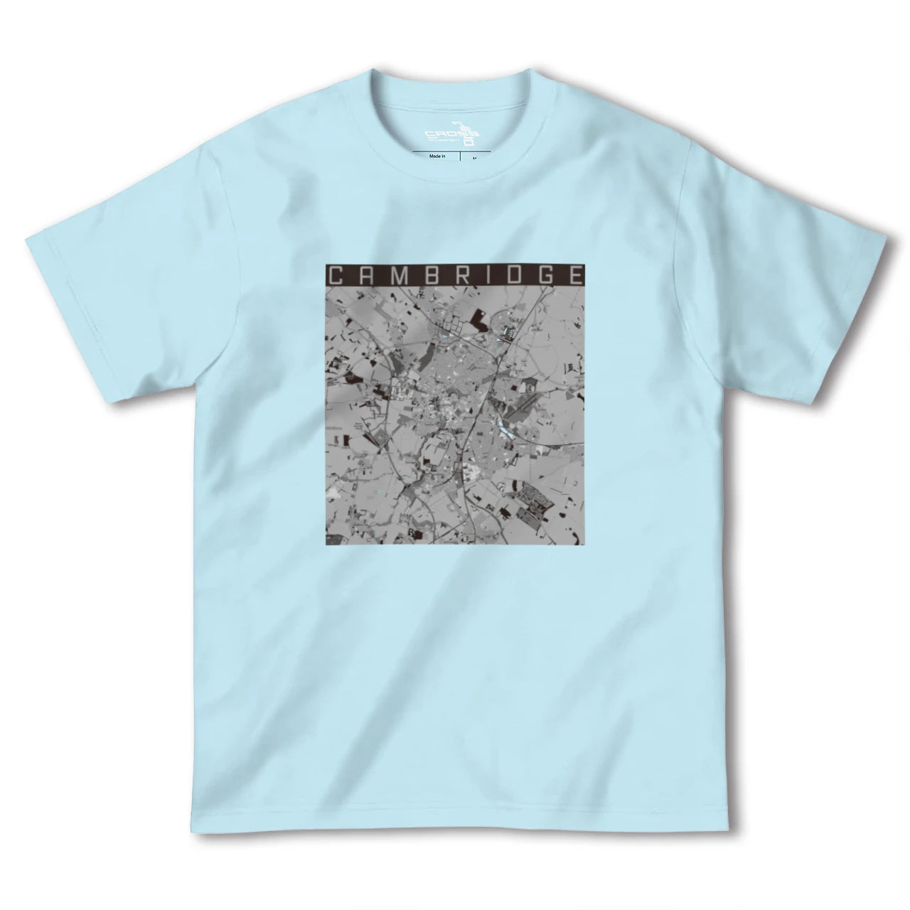 【ケンブリッジ(イギリス)】地図柄ヘビーウェイトTシャツ