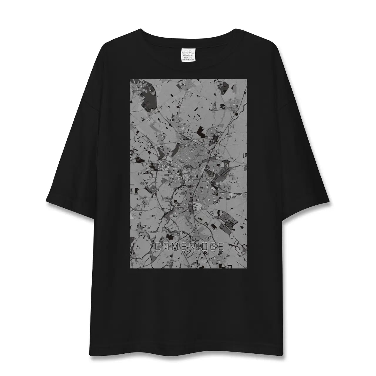 【ケンブリッジ(イギリス)】地図柄ビッグシルエットTシャツ