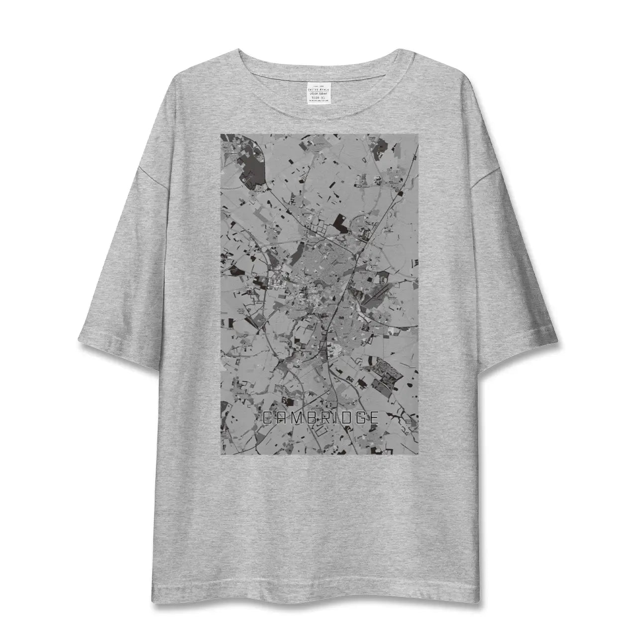 【ケンブリッジ(イギリス)】地図柄ビッグシルエットTシャツ