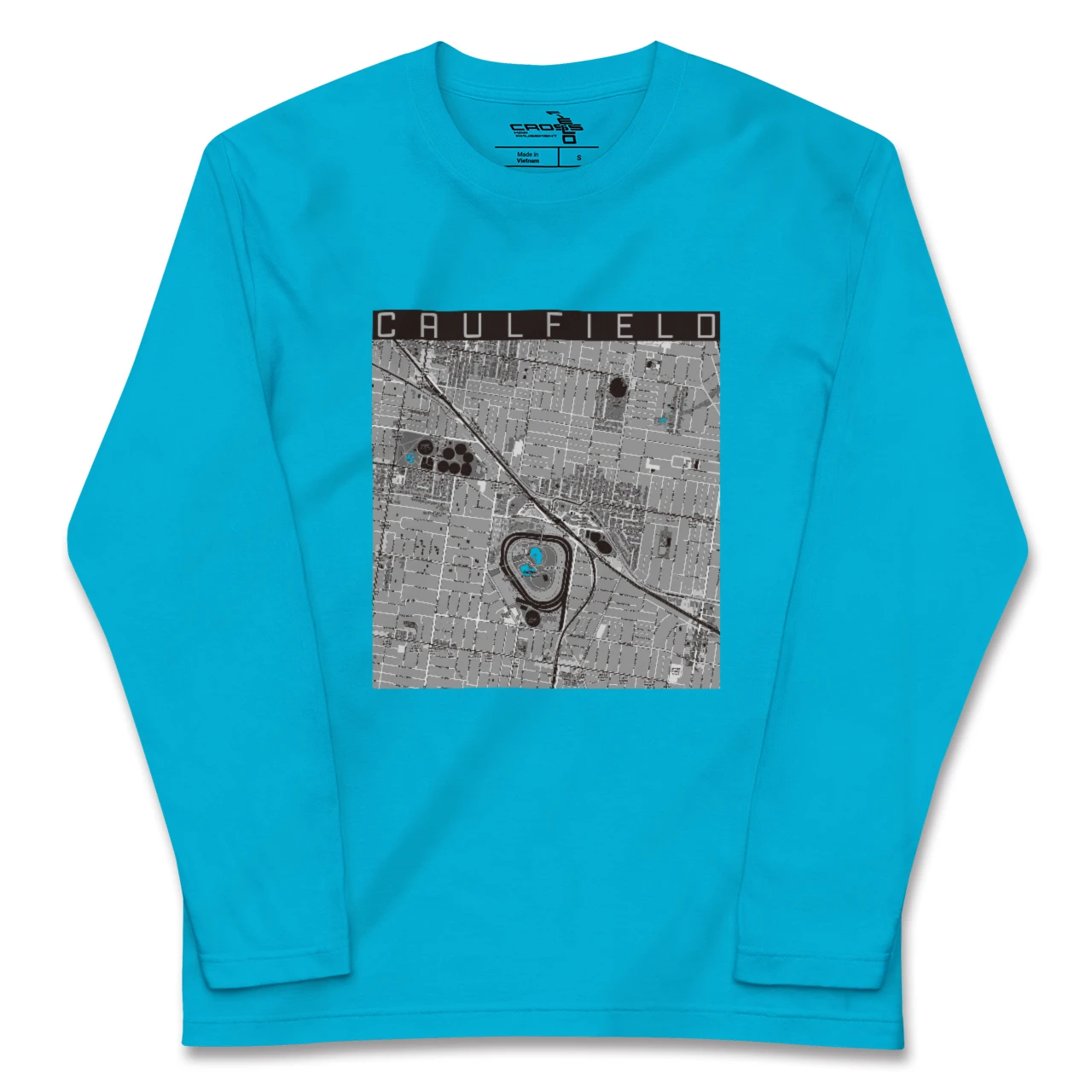 【コーフィールド(オーストラリア)】地図柄ロングスリーブTシャツ