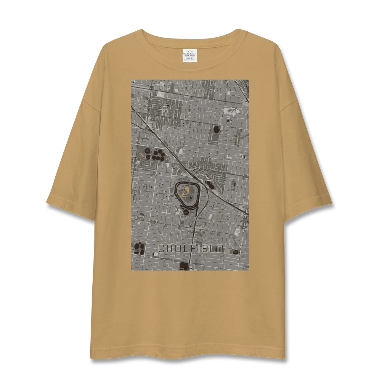【コーフィールド(オーストラリア)】地図柄ビッグシルエットTシャツ