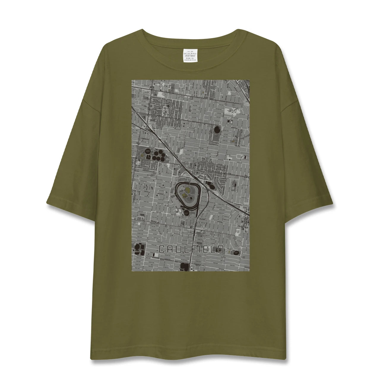 【コーフィールド(オーストラリア)】地図柄ビッグシルエットTシャツ