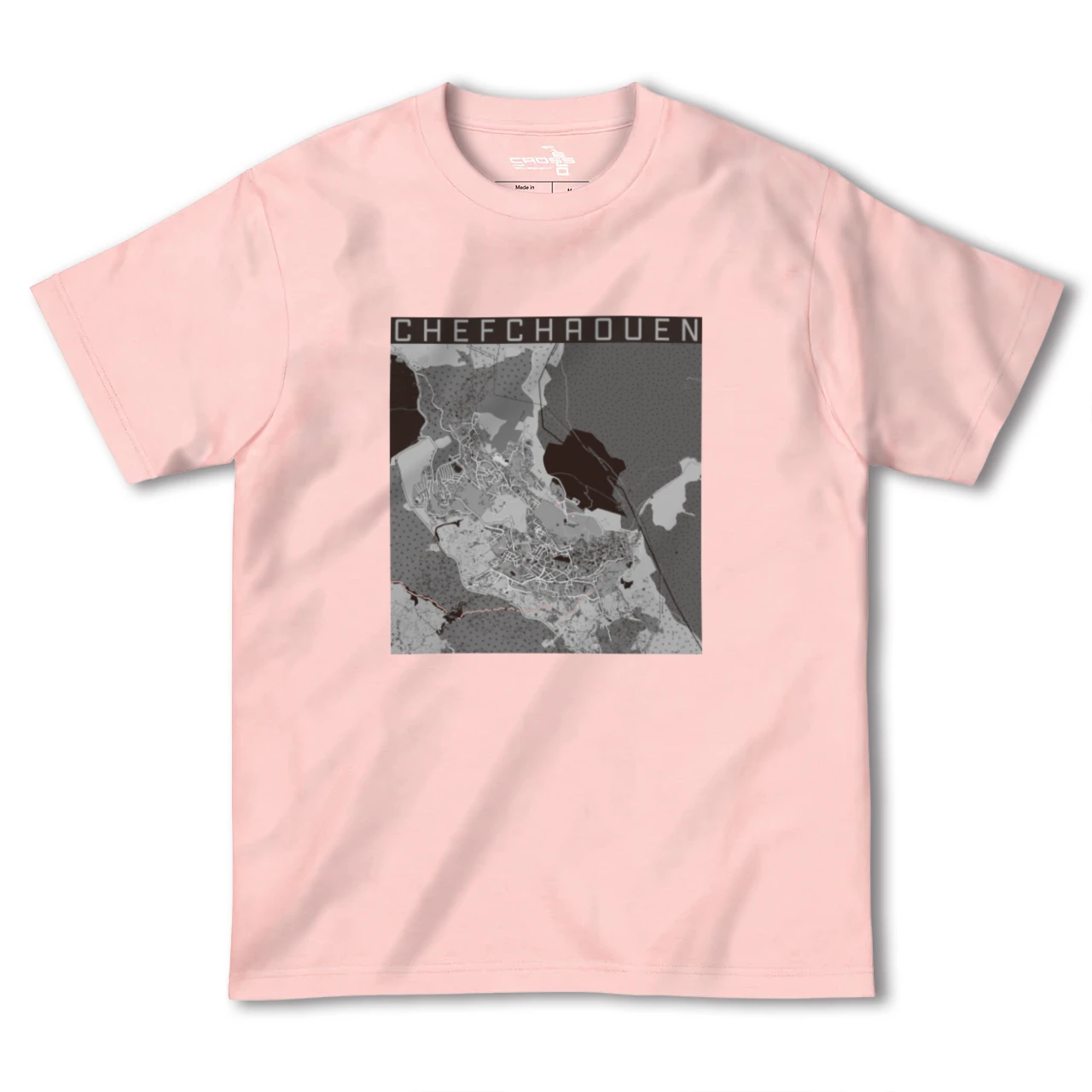 【シャウエン(モロッコ)】地図柄ヘビーウェイトTシャツ