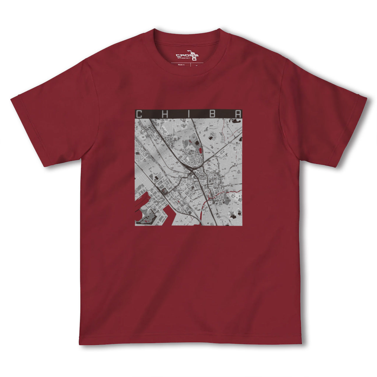 【千葉(千葉県)】地図柄ヘビーウェイトTシャツ